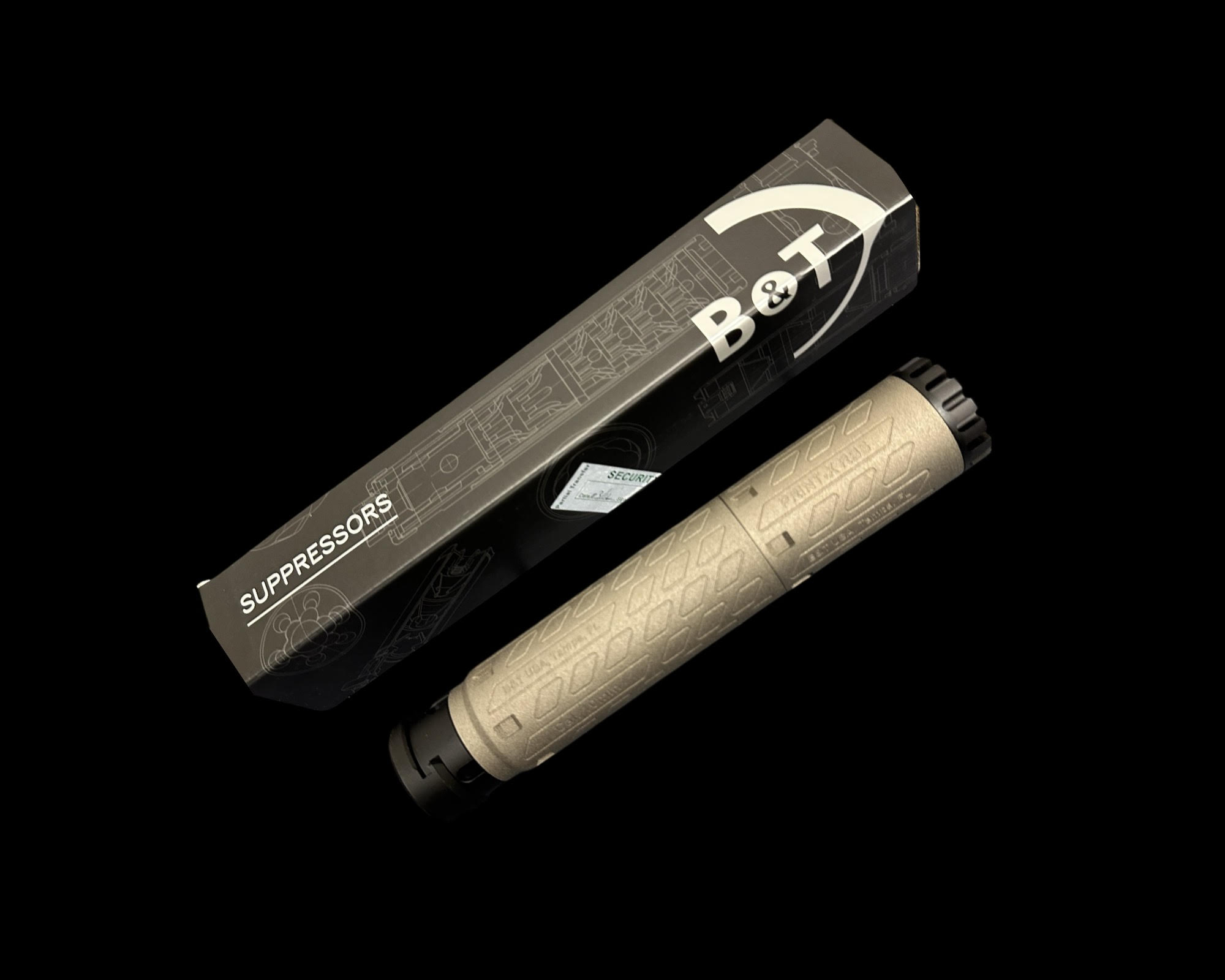 B&T PRINT-X SQD M 40 / 10MM Modular Suppressor SQD-M SD-SQD-M-40