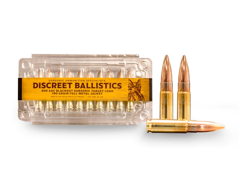 Discreet Ballistics .300Blk Target 190gr Match Subsonic 50rd