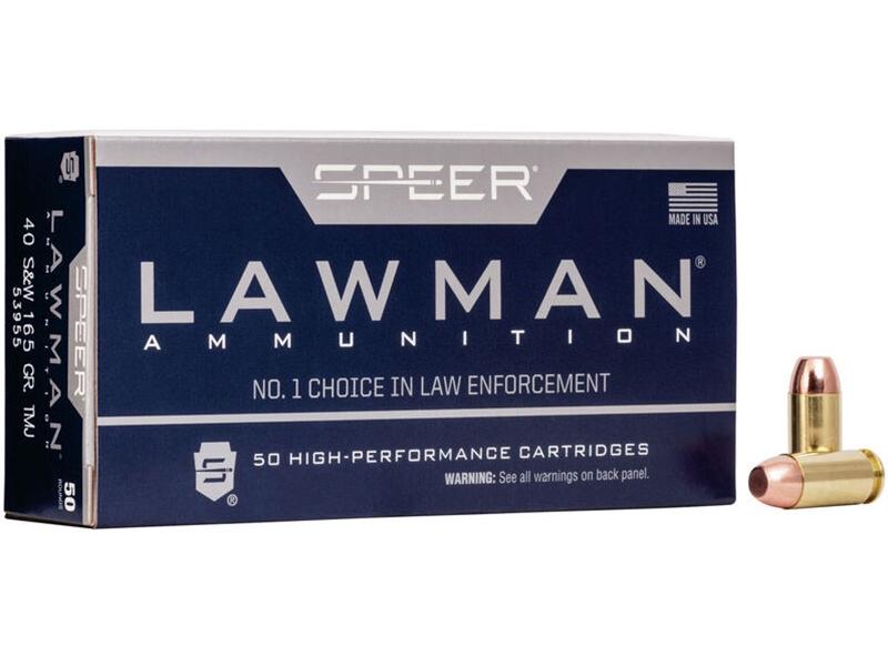 Speer Lawman .40S&W 165gr TMJ 50rd