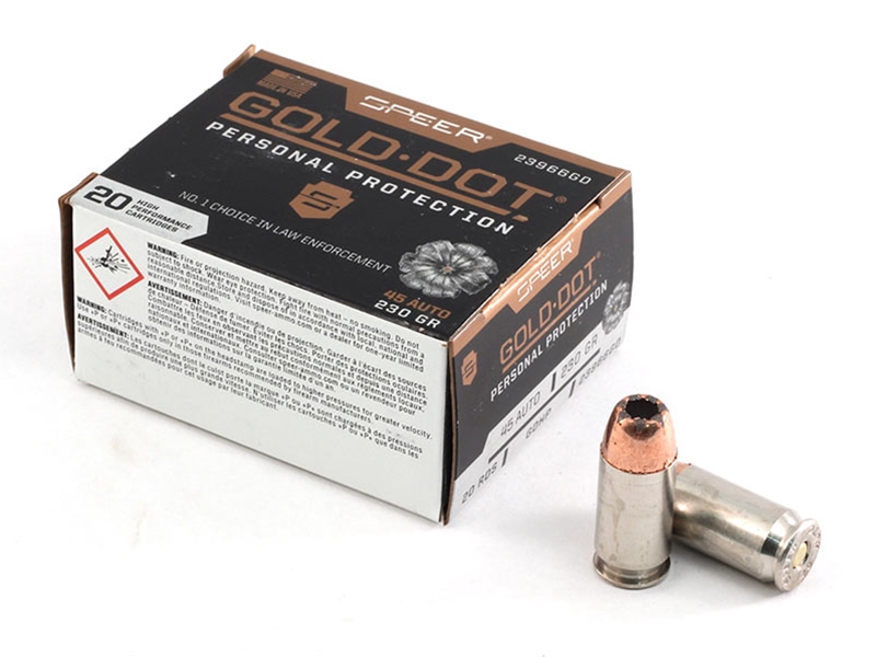 Speer Gold Dot Personal Protection .45ACP 230gr HP 20rd
