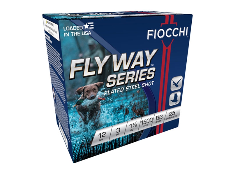 Fiocchi Flyway Series 12GA 3' 1-1/8oz BB Shot 25rd