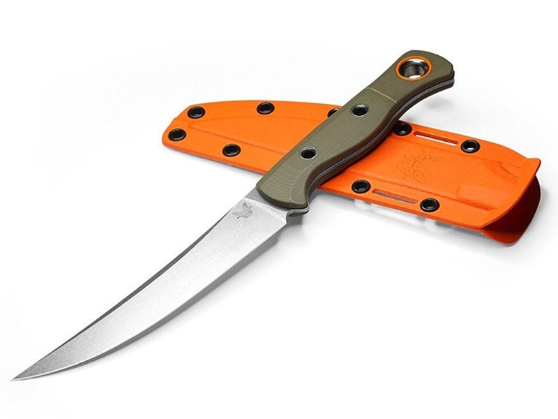 Benchmade Meatcrafter 6' Fixed Knife, OD Green G10