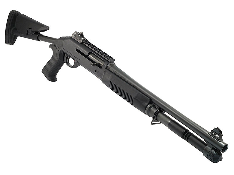 Benelli M1014 Fixed Pistol Grip Stock 12GA 18.5' 6rd Shotgun, Black