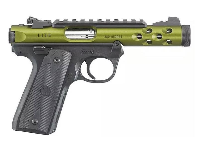 Ruger Mark IV 22/45 Lite 4.4' .22LR Green TB