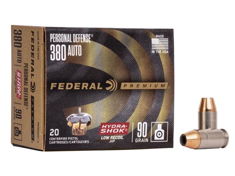 Federal Premium Vital Shok 380 Auto Hydra-Shok JHP 90gr