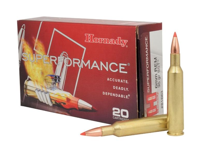 Hornady Superformance 6mm Rem 95gr SST 20rd