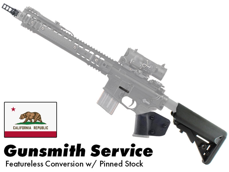 Gunsmith AR15 Featureless Conversion w/ Stock Pin