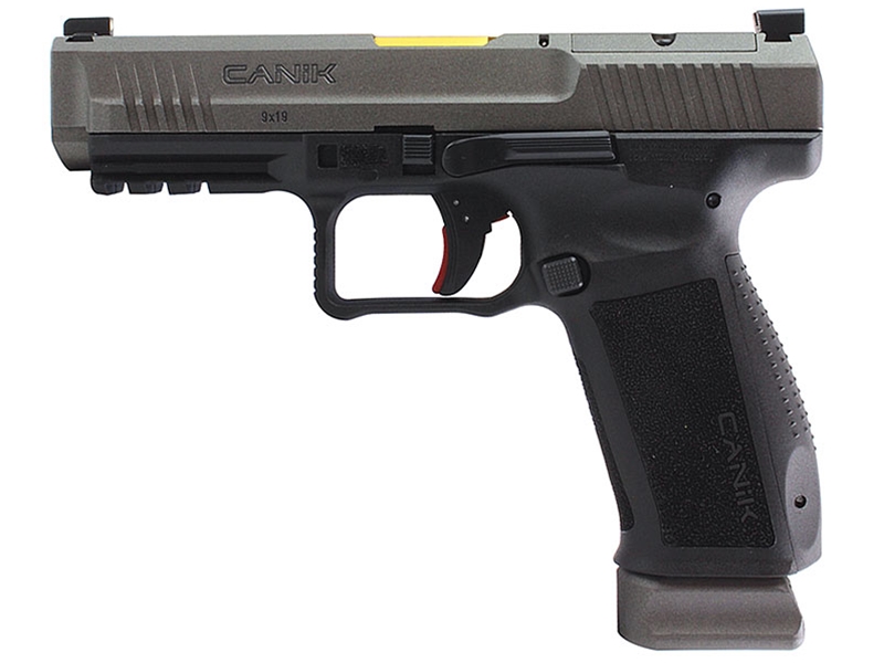 Canik Mete SFT 9mm 4.4' Pistol, Black/Tungsten
