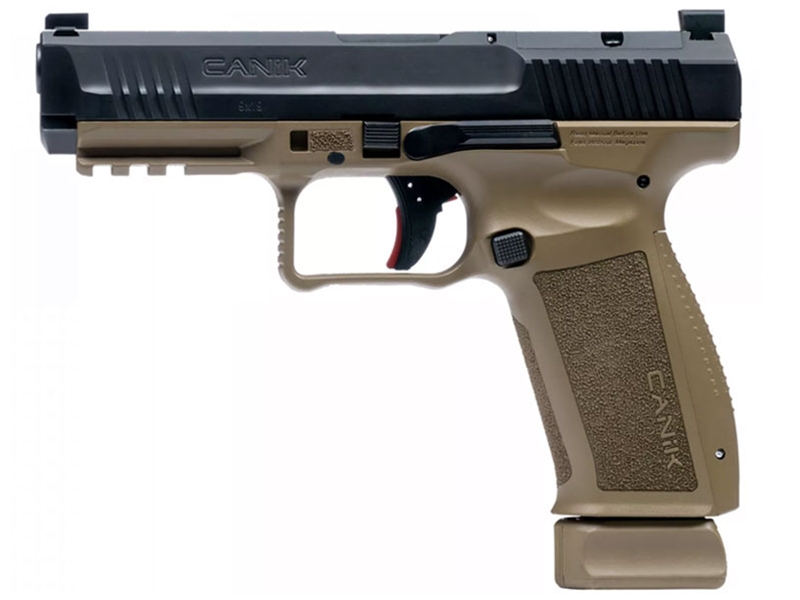 Canik Mete SFT 9mm 4.4' Pistol, Black/FDE