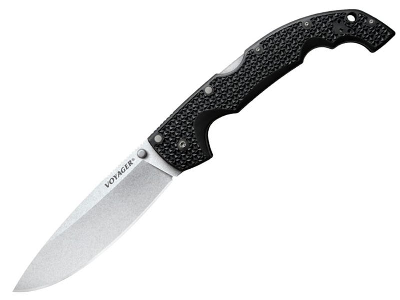 Cold Steel Voyager Extra Large, Drop Point, Plain Edge - Blister Pack