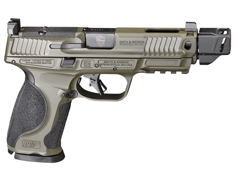S&W PC M&P9 Metal M2.0 9mm 4.8' 17rd Pistol, 2023 Spec Series OD Green TB