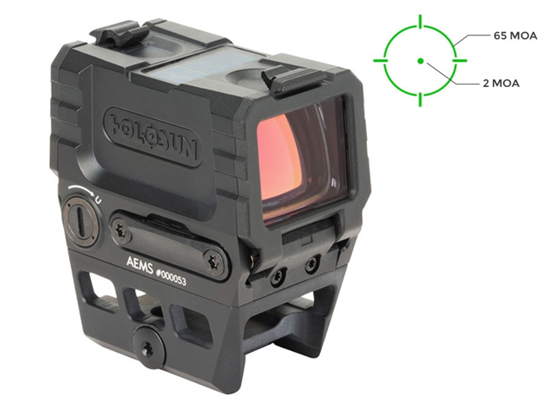 Holosun AEMS Solar MRS Green Dot Sight