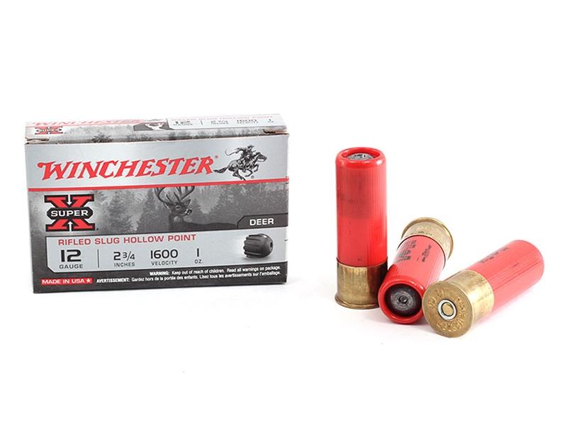 Winchester Super-X 12ga 2.75' Rifled Slug Hollow Point 1oz 5rd
