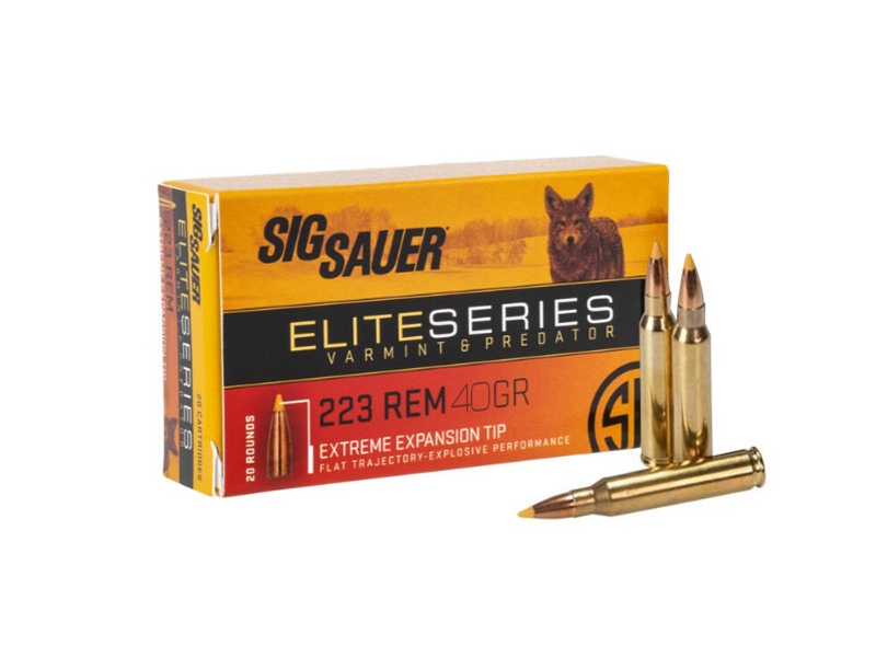 Sig Sauer Elite Varmint & Predator .223Rem 40gr EET 20rd