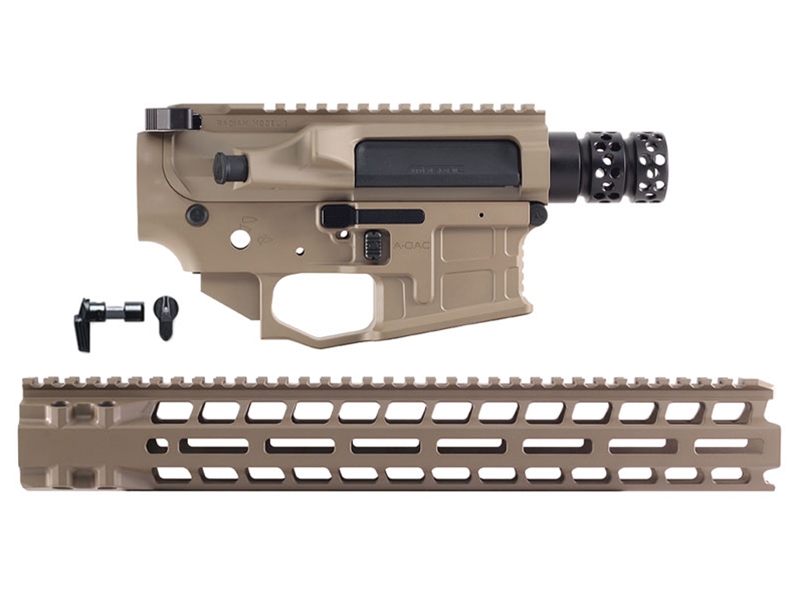 Radian Weapons Receiver Builder Kit w/ 14' Hand Guard, FDE
