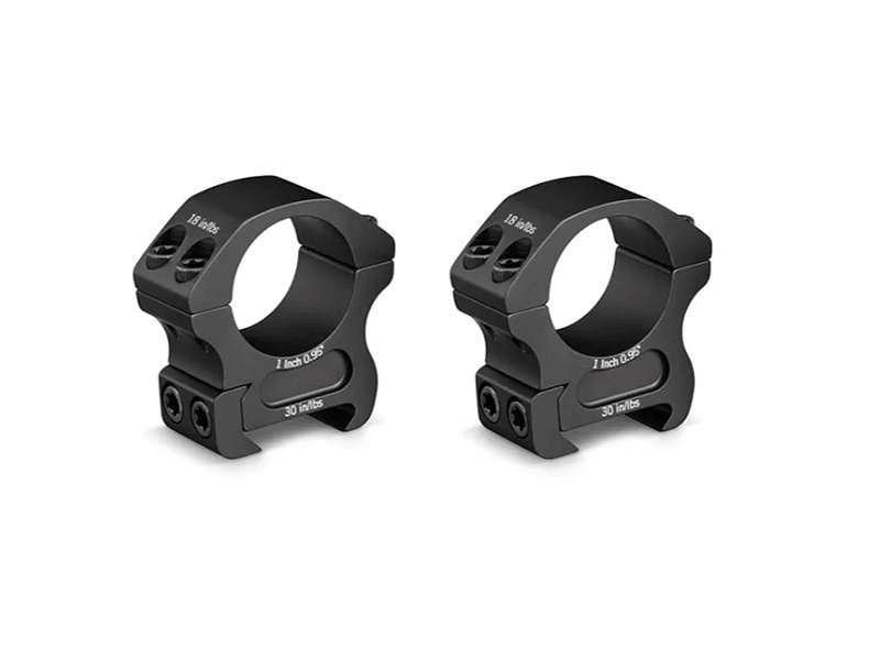 Vortex Pro 1 Inch Scope Rings, Medium