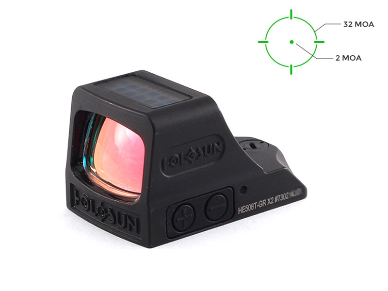 Holosun HE508T-GR X2 Titanium Solar MRS Green Dot Sight
