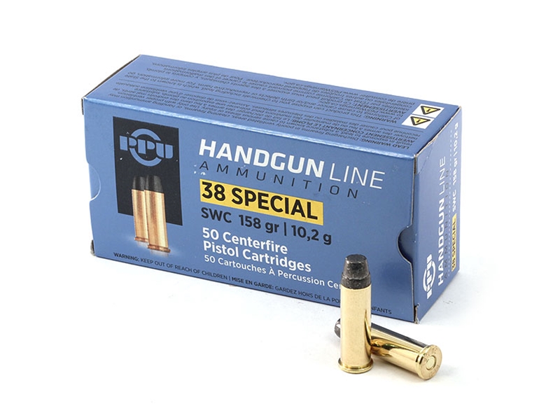 Prvi Partizan Handgun Line .38Spl 158gr SWC 50rd