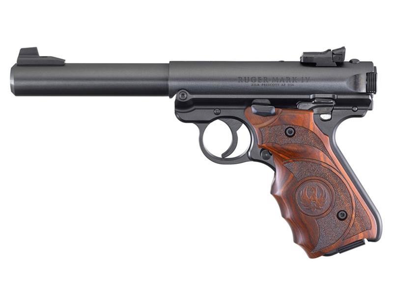 Ruger Mark IV Target .22LR 5.5' Pistol w/ Target Wood Grips