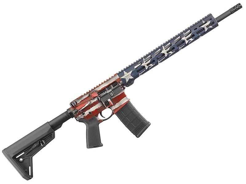 Ruger AR556 MPR 5.56mm Rifle American Flag