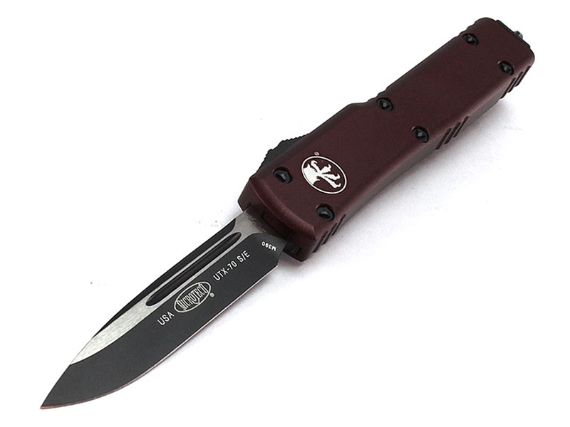 Microtech Knives UTX-70 S/E OTF Merlot Red 2.4'