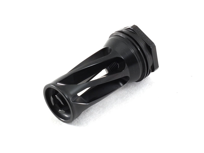HuxWrx Flash Hider-QD 556 .223 Rem/5.56 NATO, 1/2-28