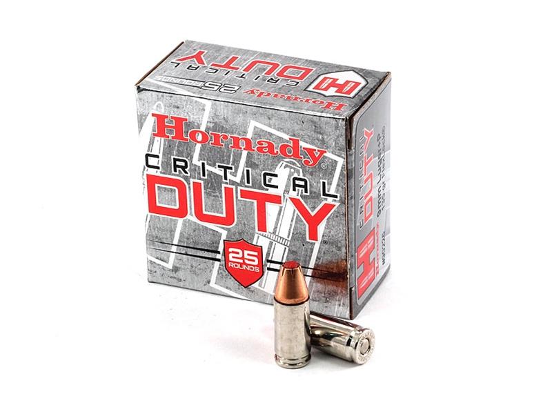 Hornady Critical Duty 9mm +P 135gr FlexLock 25rd