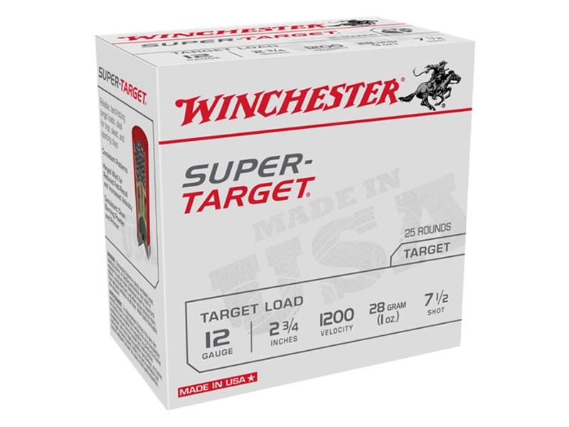 Winchester Super Target 12GA 2 3/4' 7 1/2 Shot 25rd