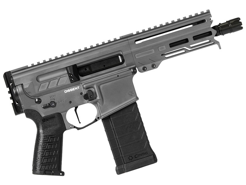 CMMG Dissent Mk4 5.7x28mm 6.5' Pistol, Tungsten