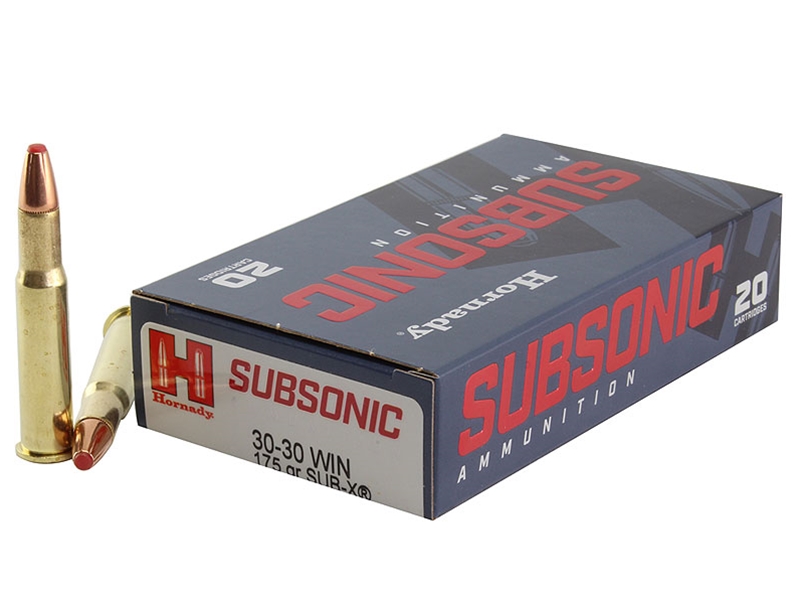 Hornady Subsonic .30-30 Win 175gr Sub-X 20rd