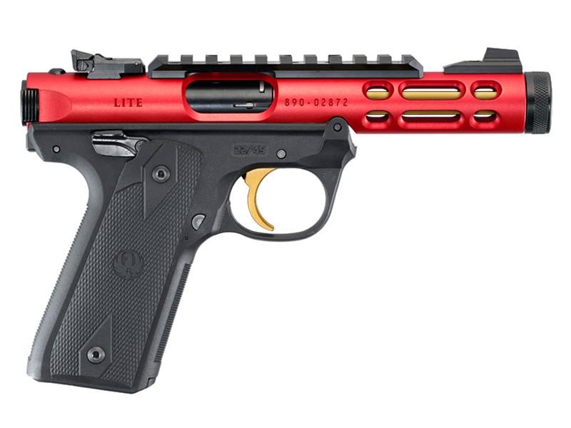 Ruger Mark IV 22/45 Lite 4.4' .22LR Red/Gold TB