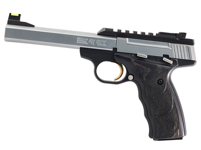 Browning Buck Mark Plus .22LR 5.50' Matte Black Stainless Laminate Black Wood UDX 10rd