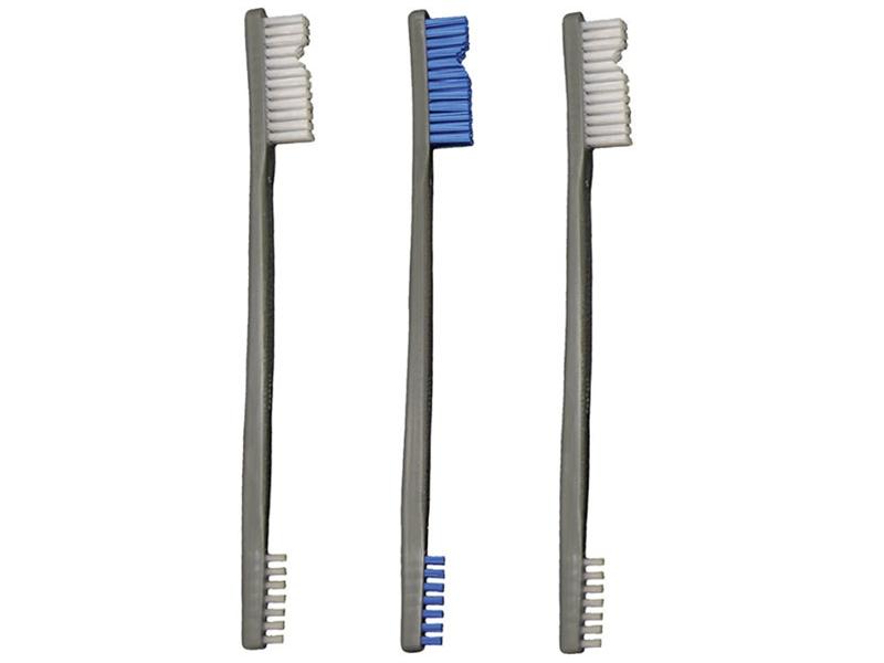 OTIS 3 Pack All Purpose Brushes (2 Nylon/1 Blue Nylon)