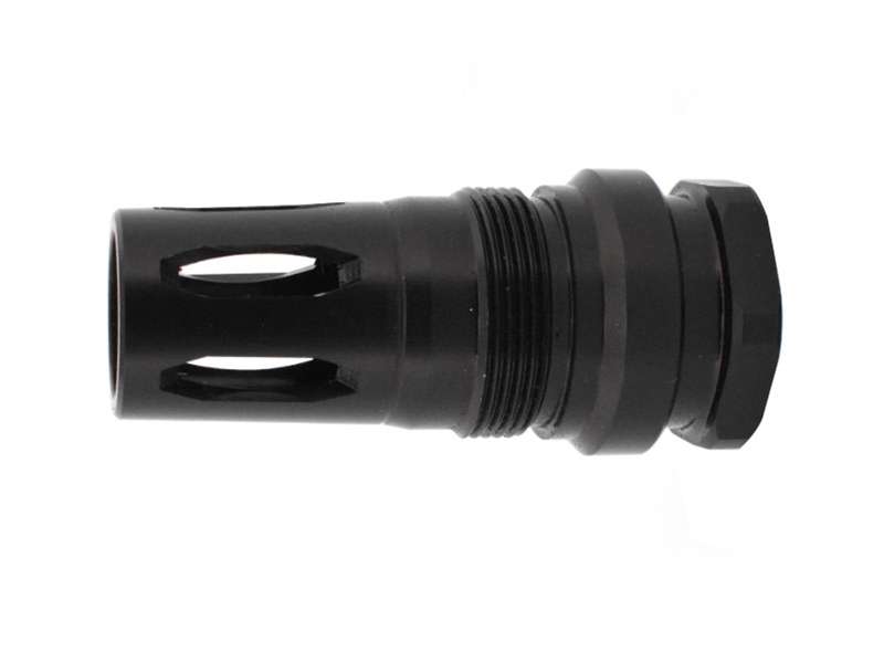 Rearden Mfg R2S Flash Hider 8.6 Blk M18x1.5, Black Nitride