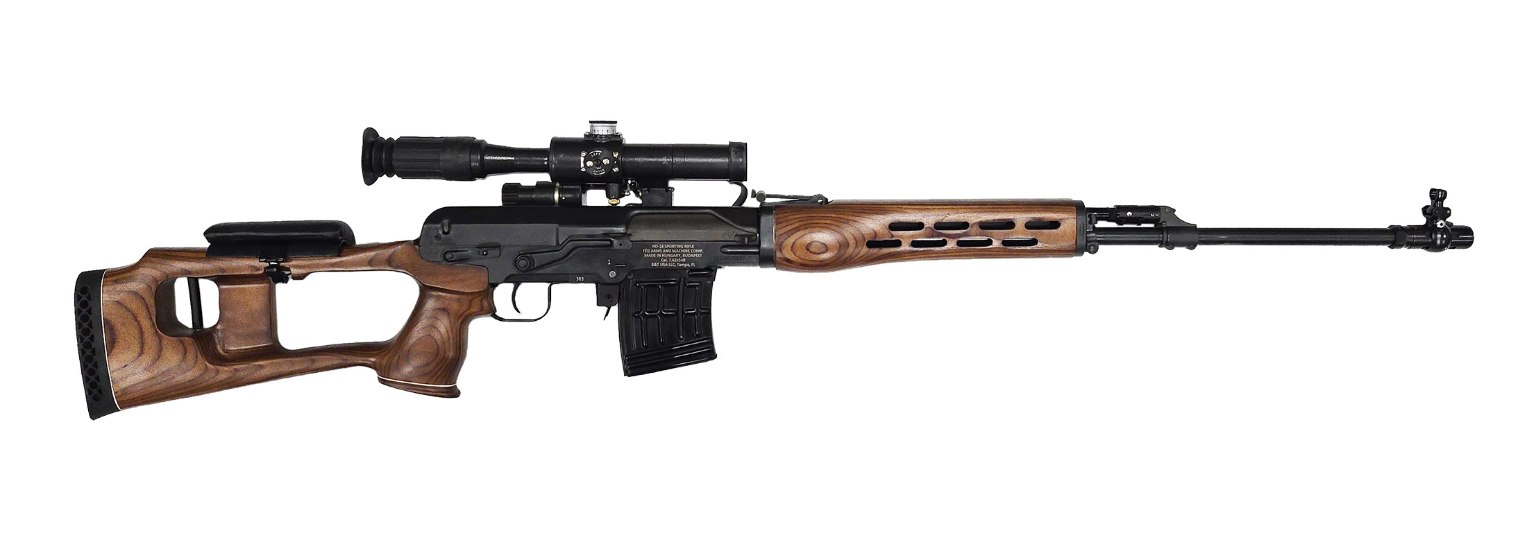 B&T IMPORT:  Hungarian Dragunov FEG HD18 7.62x54mm Sniper Rifle