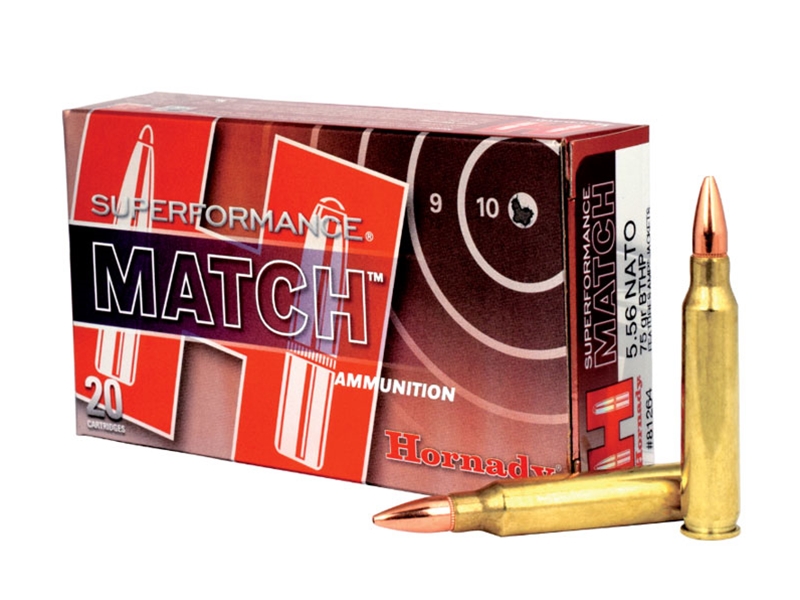 Hornady Superformance Match 5.56mm 75gr BTHP 20rd