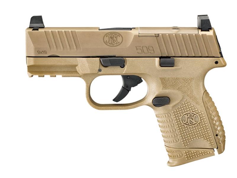 FN 509 Compact MRD 9mm NMS FDE/FDE 3.7'