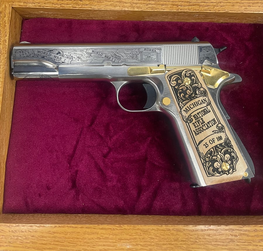 AUTO-ORDNANCE MICHIGAN NRA LIMITED EDITION 25 OF 100