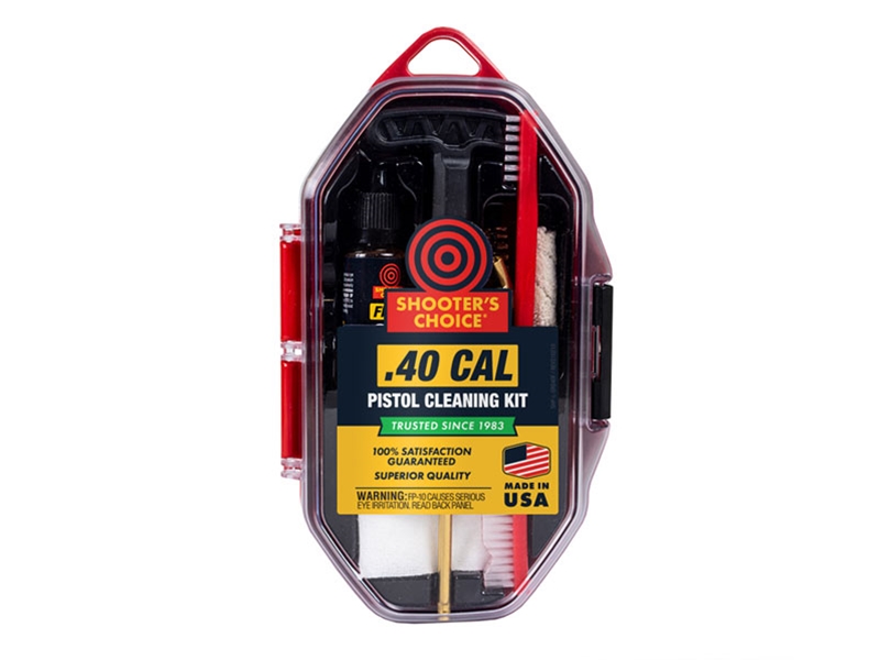 Shooter's Choice .40 Cal Pistol Gun Cleaning Kit