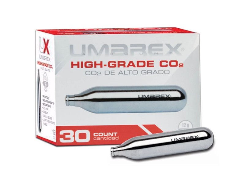 Umarex 12 Gram CO2 Cylinders for Airguns, 30 Pack