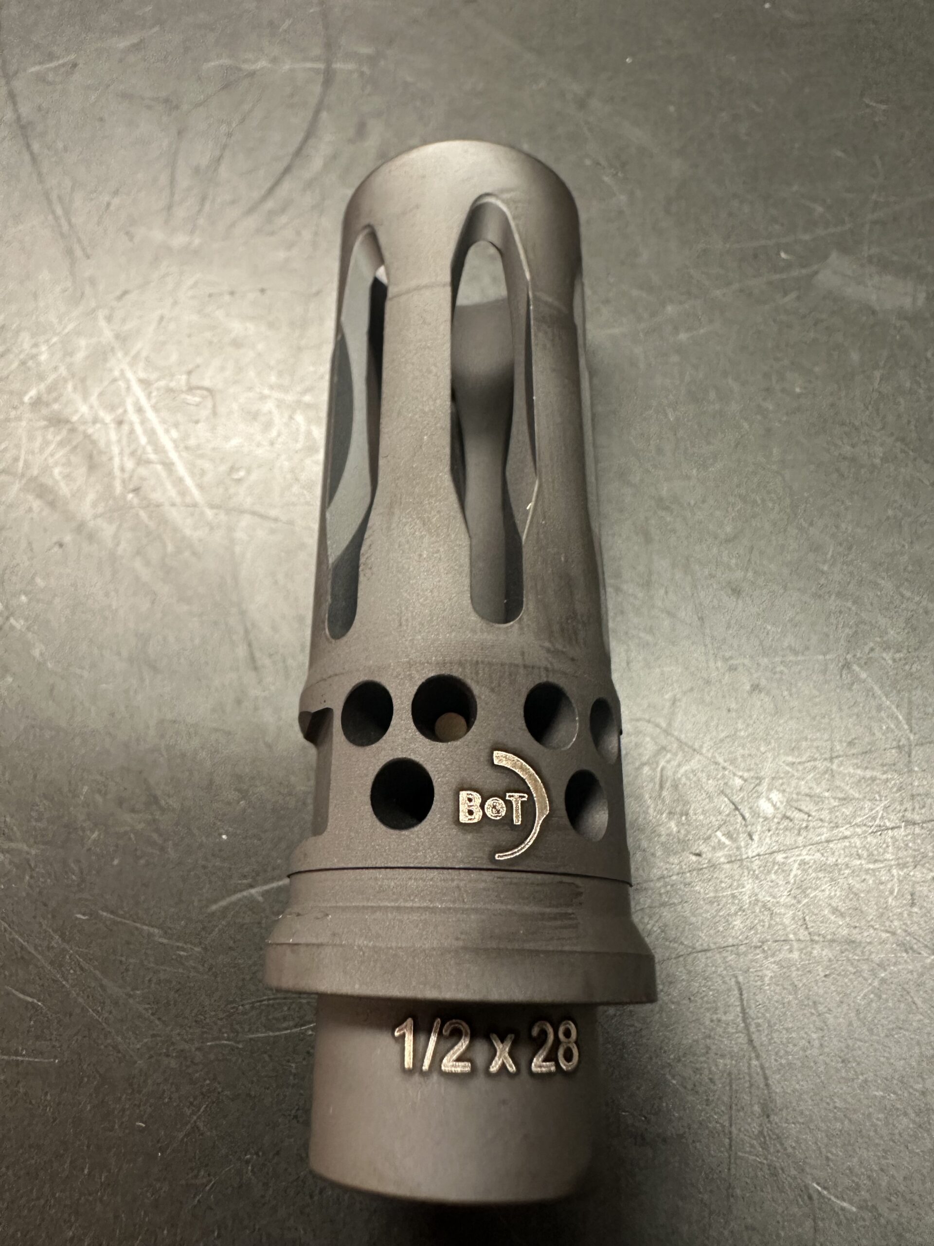 B&T Rotex-SF Assault Closed Tine 5.56 1/2X28 SUREFIRE QD Patterned Flash Hider BT-Assault-CT