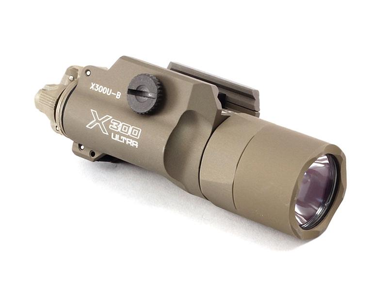 SureFire X300U-B Ultra Thumbscrew Weaponlight, Tan