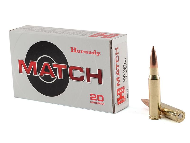 Hornady Match .308Win 178gr BTHP 20rd