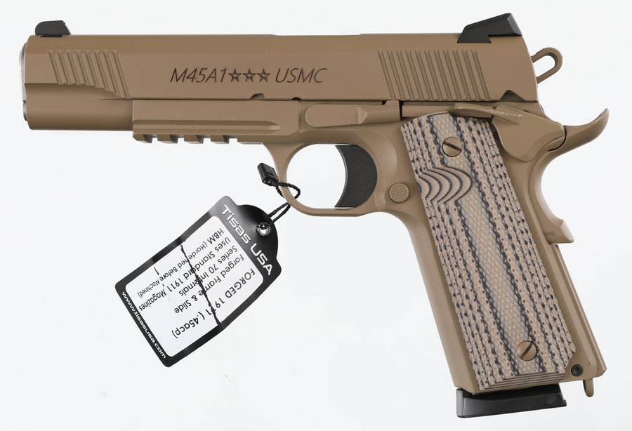 TISAS NIB 1911 "M45A1 USMC" CUSTOM ENGRAVED 45ACP B45RDG LIMITED EDITION