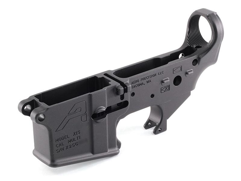 Aero Precision AR15 Gen 2 Stripped Lower Receiver, Black Anodized