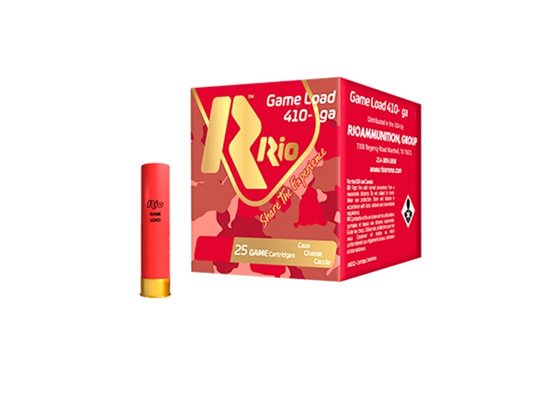 Rio Ammo Game Load 410 Gauge 3' 11/16 oz 7.5 Shot 25rd