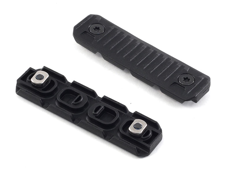 Strike Industries MLOK Cable Management Rail Cover 2pk - Long Black