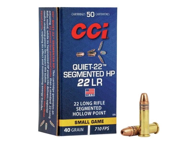 Federal CCI .22LR Quiet Segmented HP 50rd