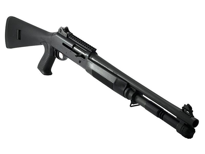 Benelli M4 Tactical Pistol Grip Stock 12GA 18.5' 6rd Shotgun, Black