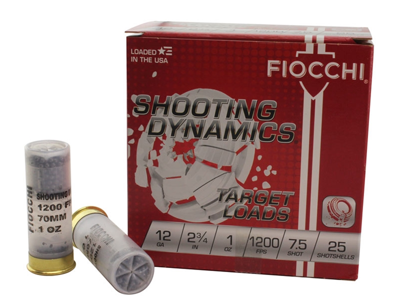 Fiocchi Shooting Dynamics 12GA 2 3/4' 1oz #7.5 25rd